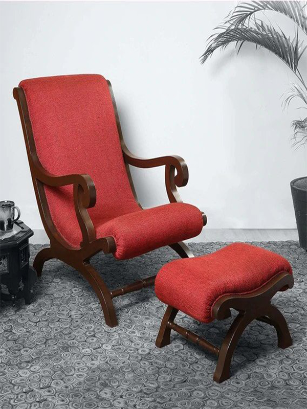 Calla Lounge Chair with Footrest - Image 2