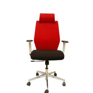 Seeger Premium Chair-Black and red
