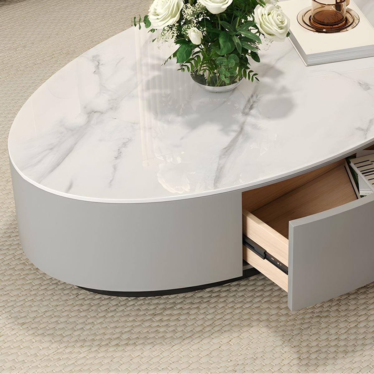 Oval Coffee Table - Image 6