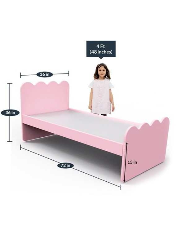 Englevale Panel Bed in Pink - Image 4
