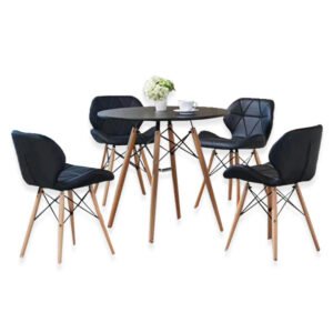 Cleotha Dining Set - Black