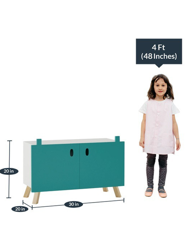 Ola Standard Storage Chest of Drawer in Caribe Green - Image 2