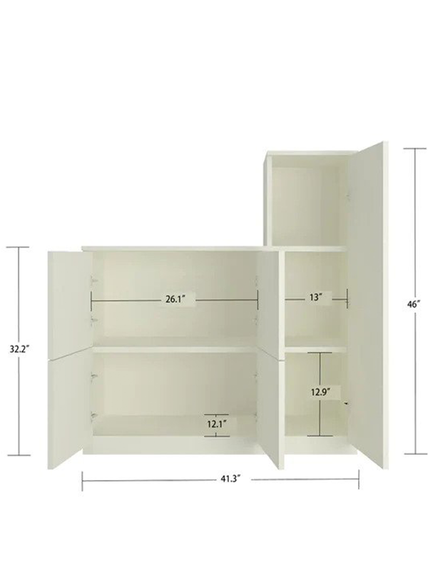 Anthory Storage Cabinet in Yellow - Image 3