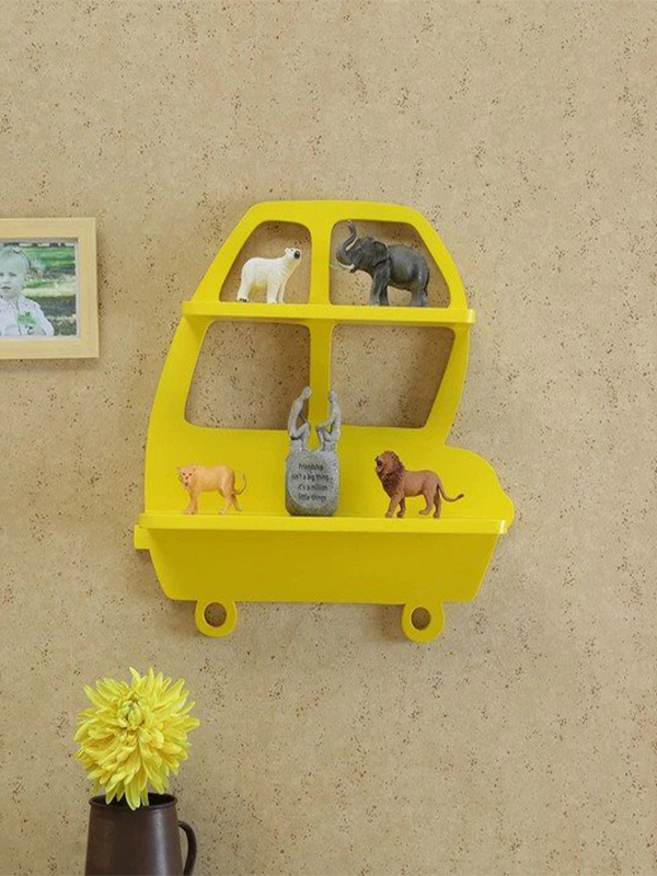 Artoria Kids wall shelf in Yellow - Image 2