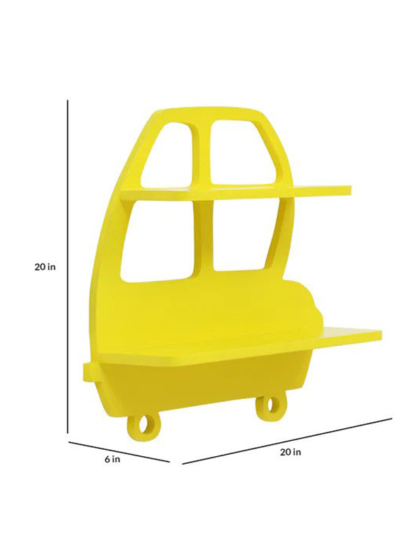 Artoria Kids wall shelf in Yellow - Image 3