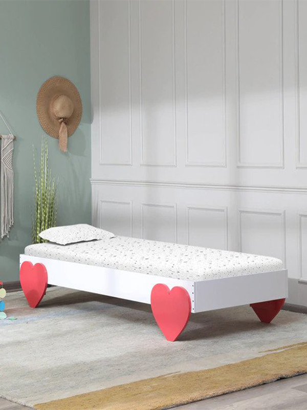 Cricklae Birch Wood Single Bed in White - Image 2