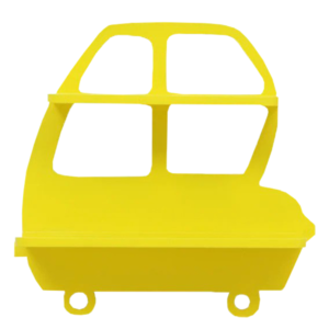 Artoria Kids wall shelf in Yellow