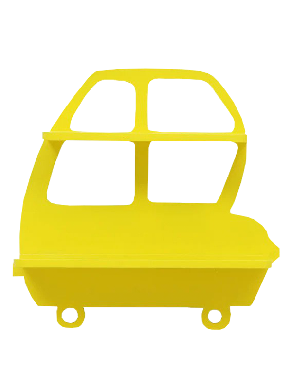 Artoria Kids wall shelf in Yellow