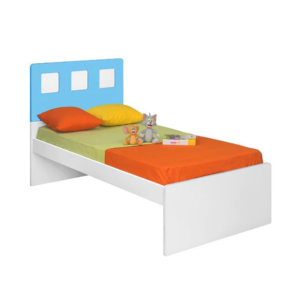 Kimberely Kids Single Bed in Blue & White Colour
