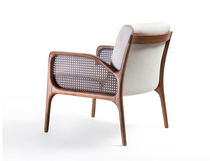 Ava Cane Lounge Chair - Image 2