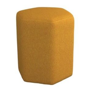 Stanley - Upholstered Mustard Sofa Stool