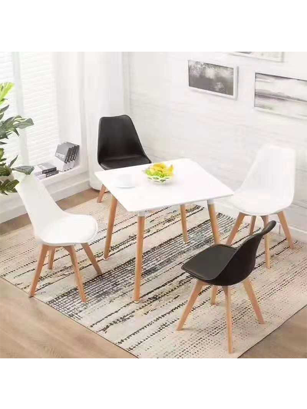 Chester Dining Set - Black and White - Image 2