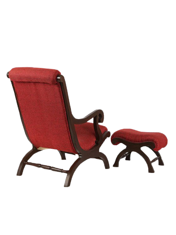 Calla Lounge Chair with Footrest - Image 3