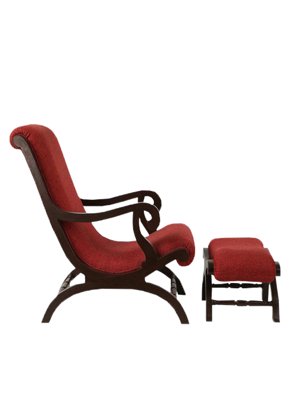 Calla Lounge Chair with Footrest - Image 4