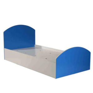 Dolly Splash Bed in White & Blue Finish