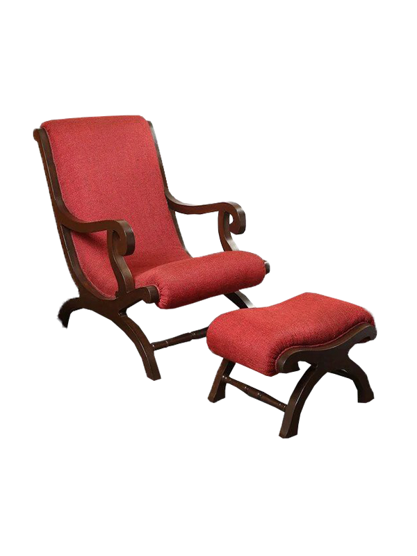 Calla Lounge Chair with Footrest - Image 5