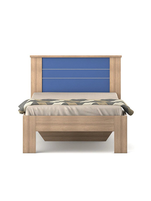 Burkely Single Bed in Drift Wood Finish - Image 3