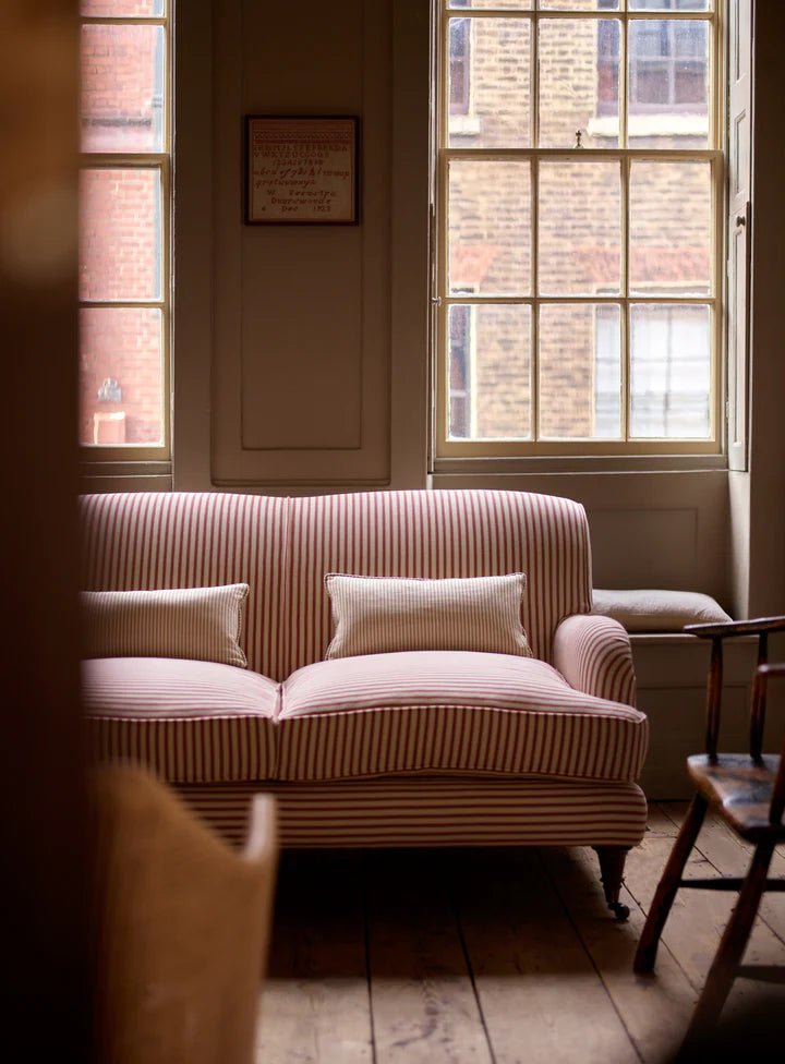 Allington Red Strip Double Seater - Image 3