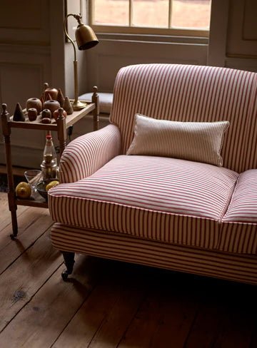 Allington Red Strip Double Seater - Image 4