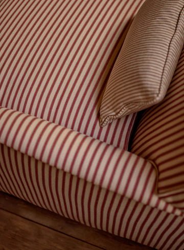 Allington Red Strip Double Seater - Image 6