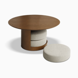 Poppy brown center Table