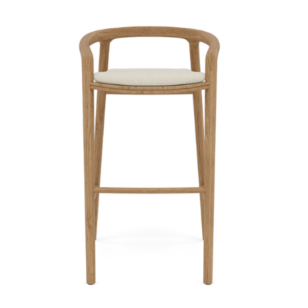 Charlotte Wooden Bar Stool - Image 5