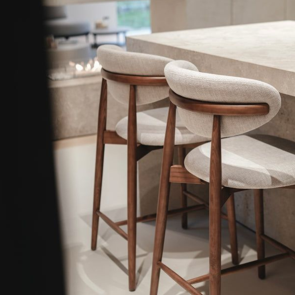 Margaret Wooden Bar Stool - Image 2