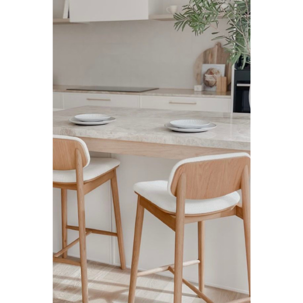 Luke Ash Wood Bar Stool - Image 2