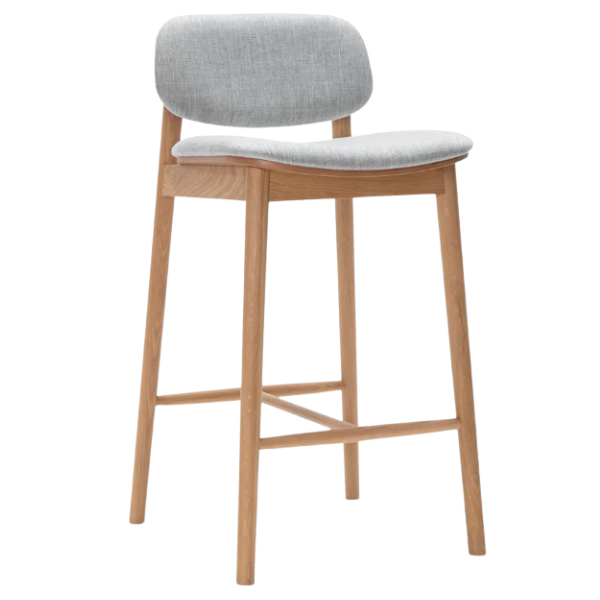 Luke Ash Wood Bar Stool - Image 6