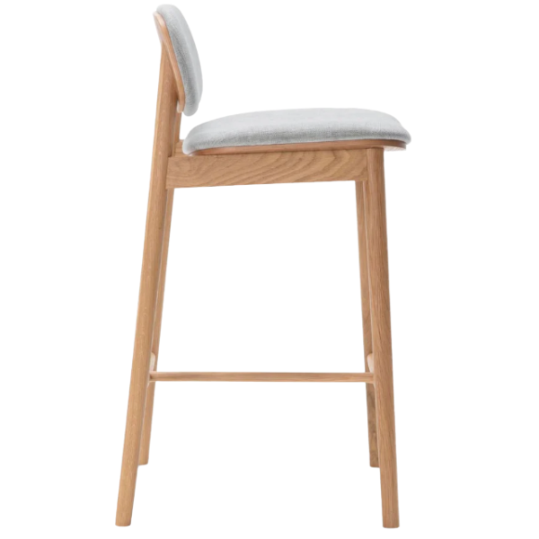Luke Ash Wood Bar Stool - Image 4