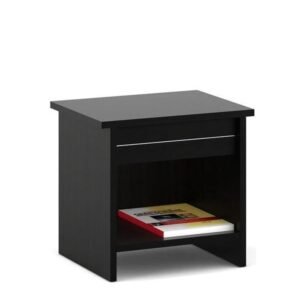 Aruba Bed Side Table - Dark Brown