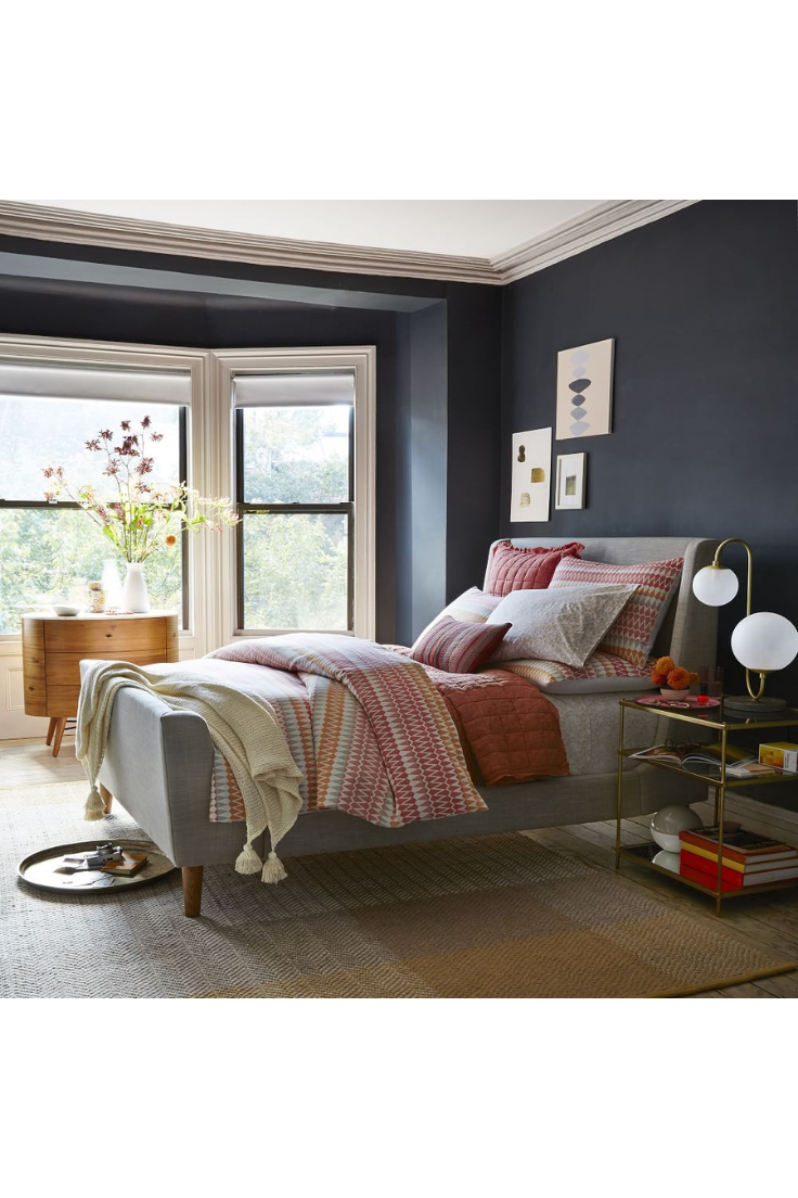 Janine Upholstered Bed - Image 7