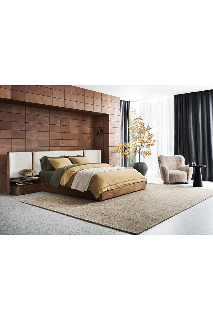 Alumiyano Upholstered Double Bed with Side Tables - Image 5