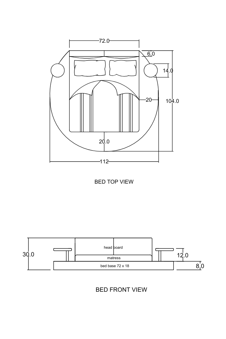 Hoffman Double Bed - Image 3