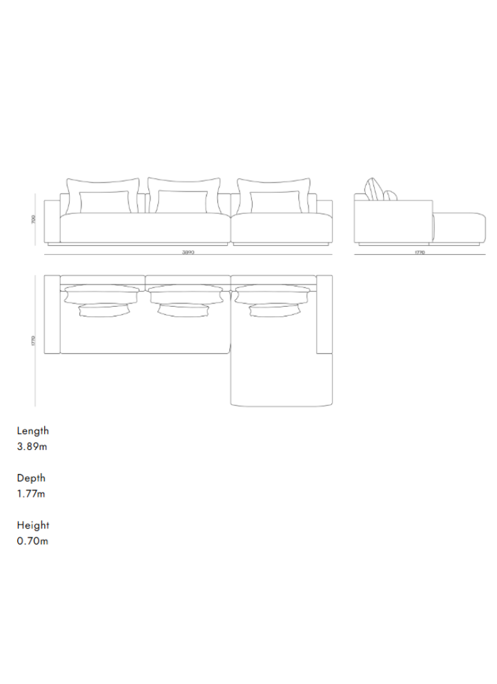 Nina L -Shaped Sofa - Image 4