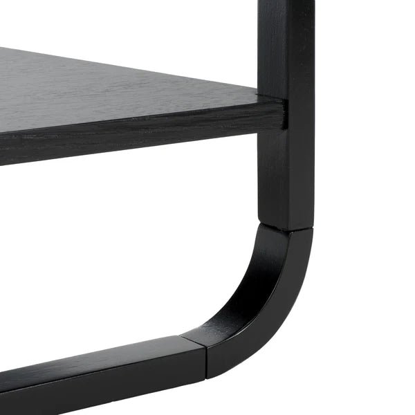 Yunikoli Wooden Rattan Bedside Table - Image 9