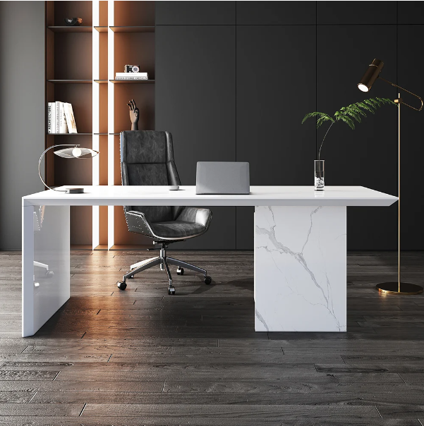 Alberro White Exective Table - Image 10