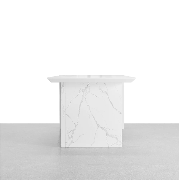 Alberro White Exective Table - Image 3