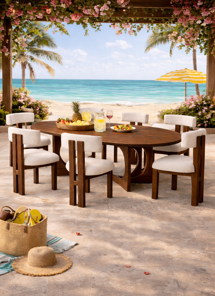 Belluzo Dinning Table with Chairs - Image 3