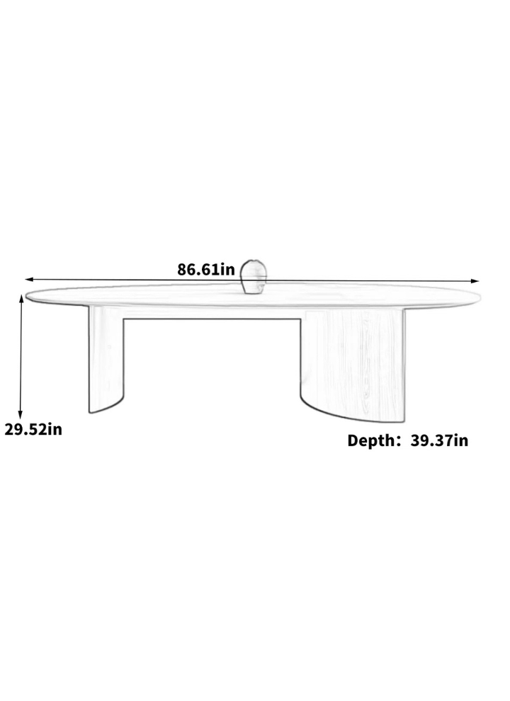 Trapezia Dinning Table - Image 3