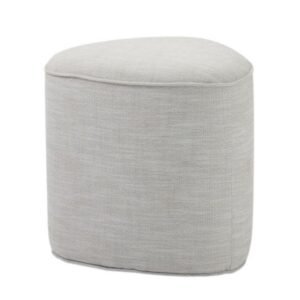 Lottie - Upholstered Gray Sofa Stool