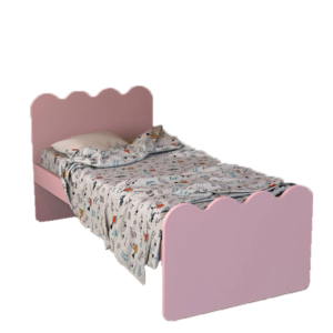 Englevale Panel Bed in Pink