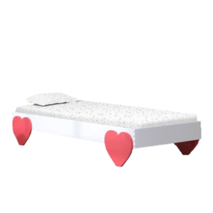 Cricklae Birch Wood Single Bed in White