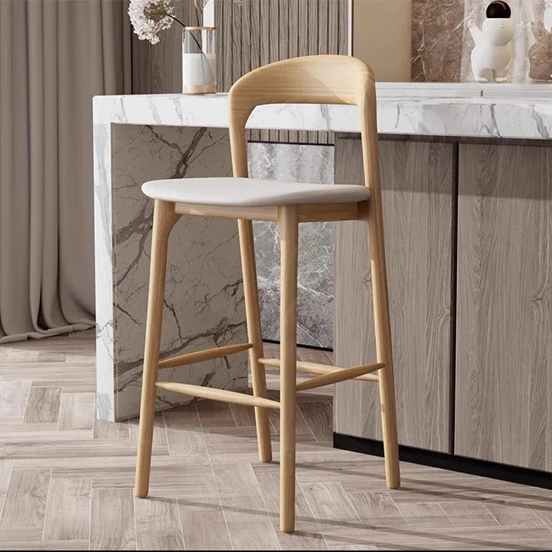 Pipilar Wooden Bar Stool - Image 2