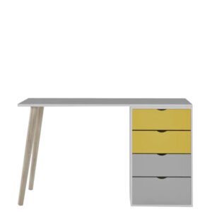 Lamantia Study Table in Yellow colour