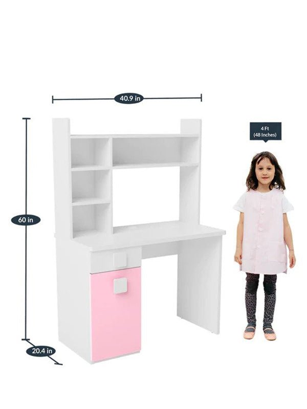 Westerleigh Study Table in Pink Colour - Image 2