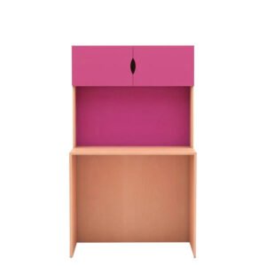 Melinda Study Table in Pink